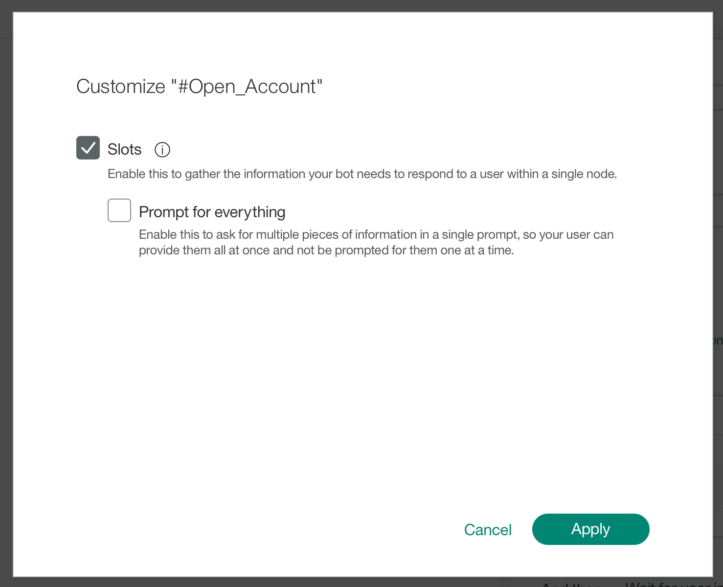 ICM Watson Conversations Slots 2